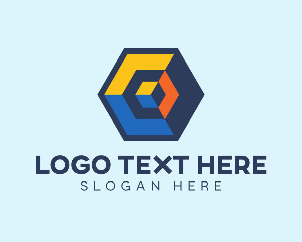 Modern 3D Business Cube